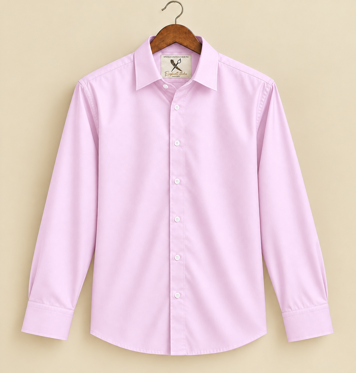Classic  Pink Giza Cotton Shirt